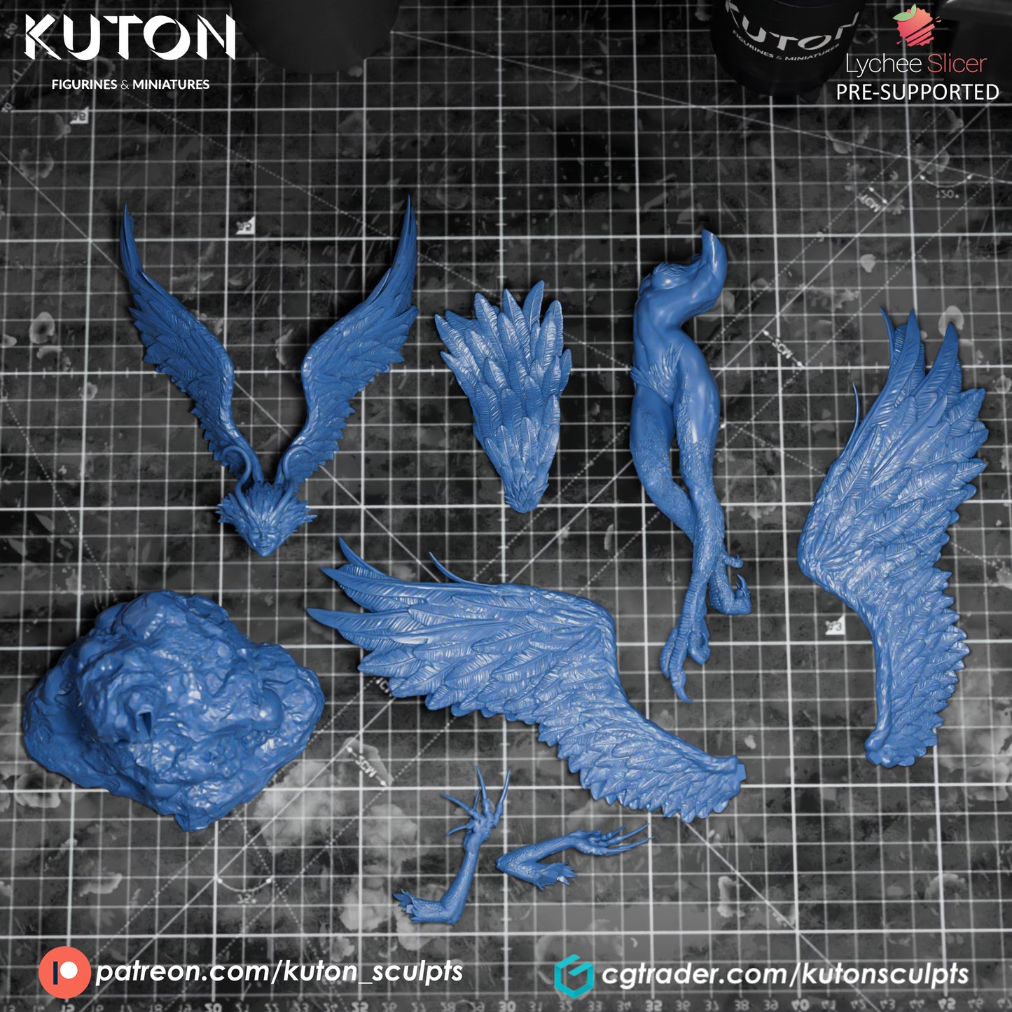 Serine Statue - 1/11 scale - 3D Print Kit