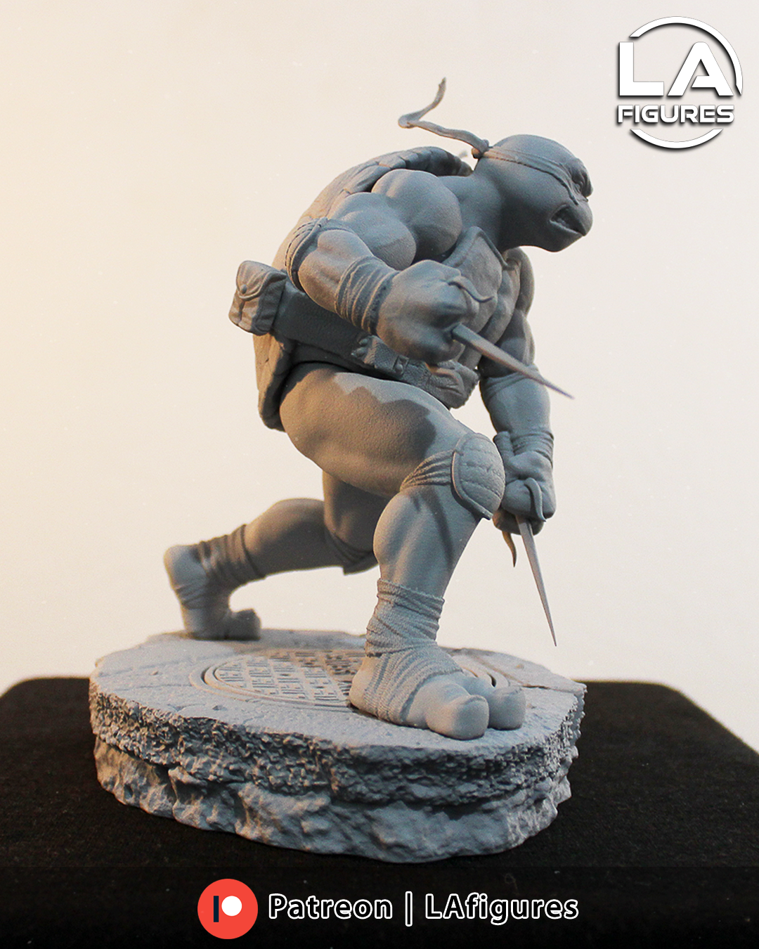 Raphael (TMNT) Statue - Fan Art 10 Scale (164mm) 3D Print Kit