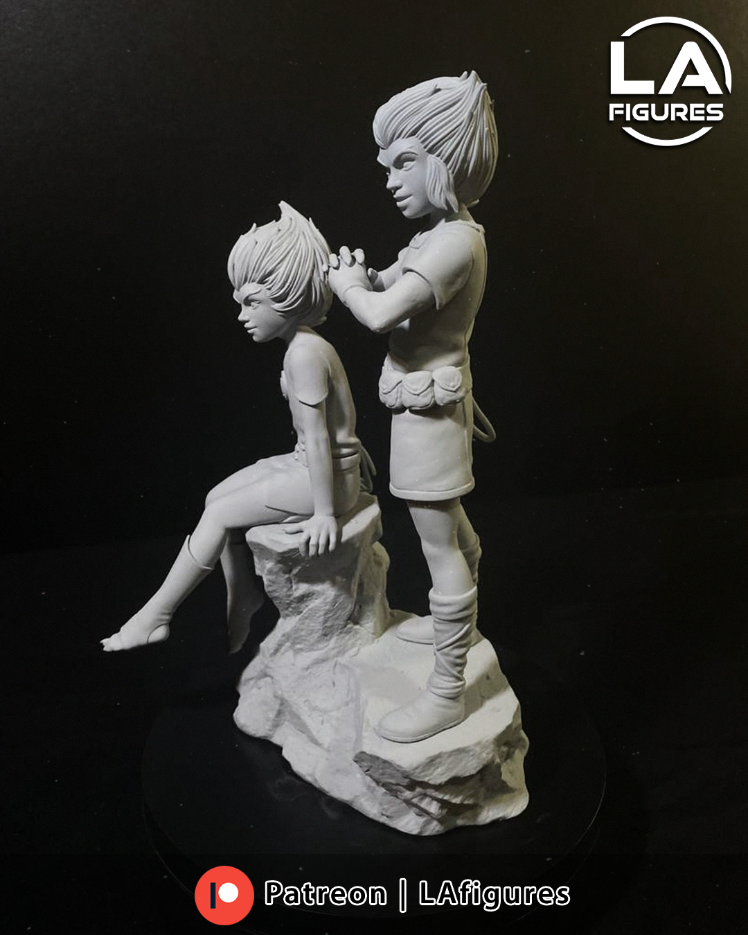 Willy Kit & Willy Kat (Thundercats) Statue - 3D Print Fan Art