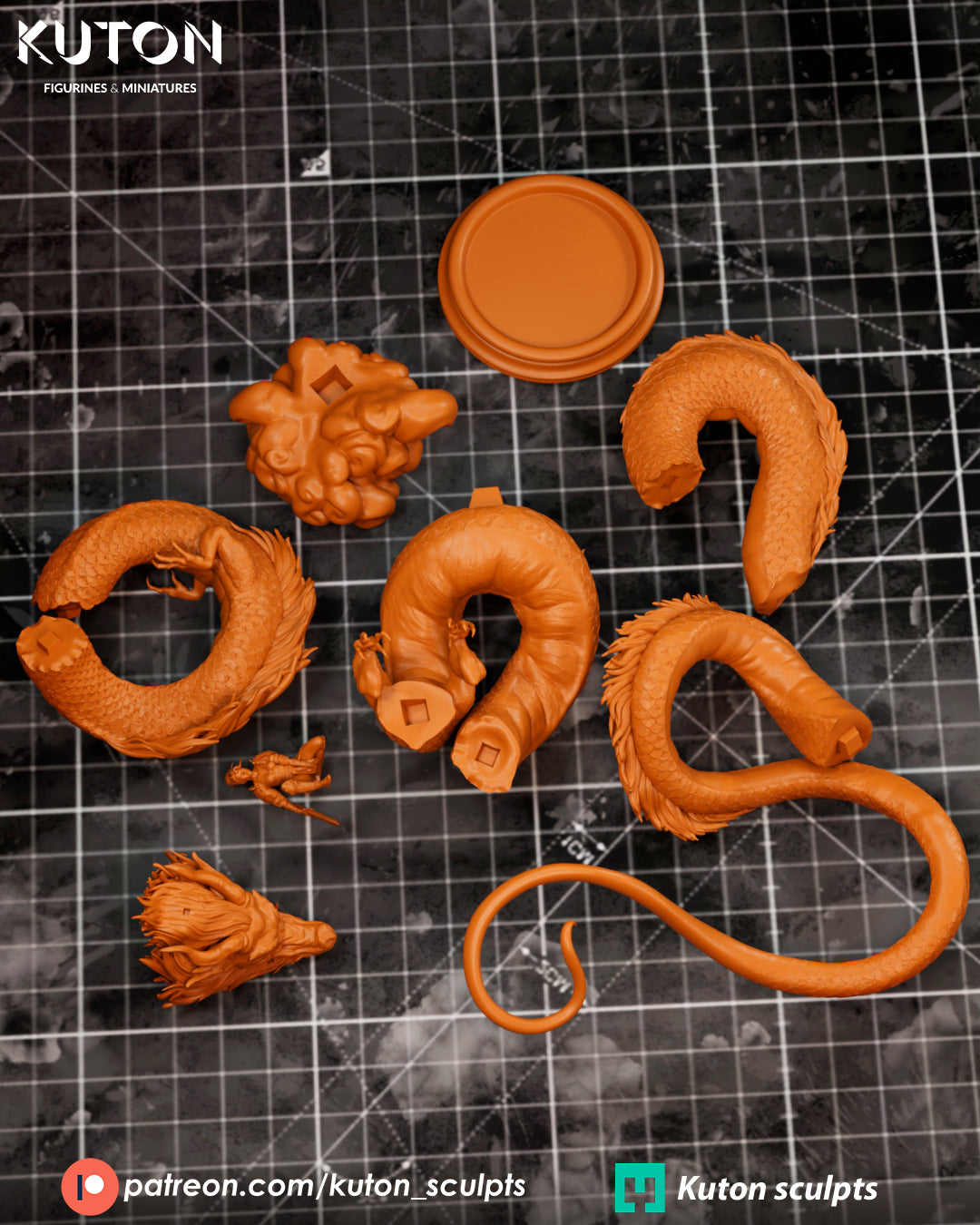 Ember Rider - 3D Printed Statue