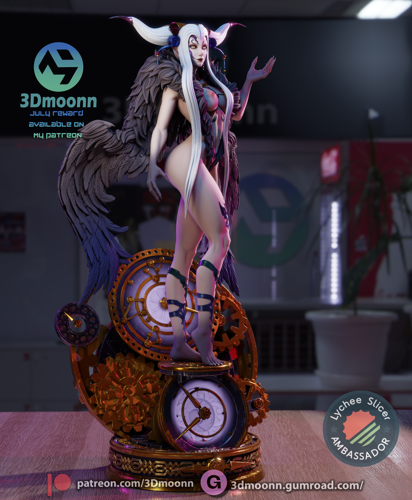 Ultimecia (Final Fantasy) - 3d Printed 1:6 model kit (Fan Art)