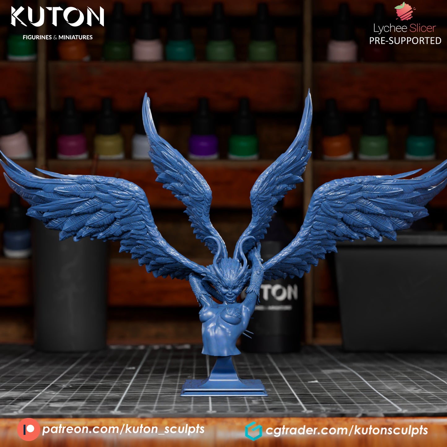 Serine Statue - 1/11 scale - 3D Print Kit