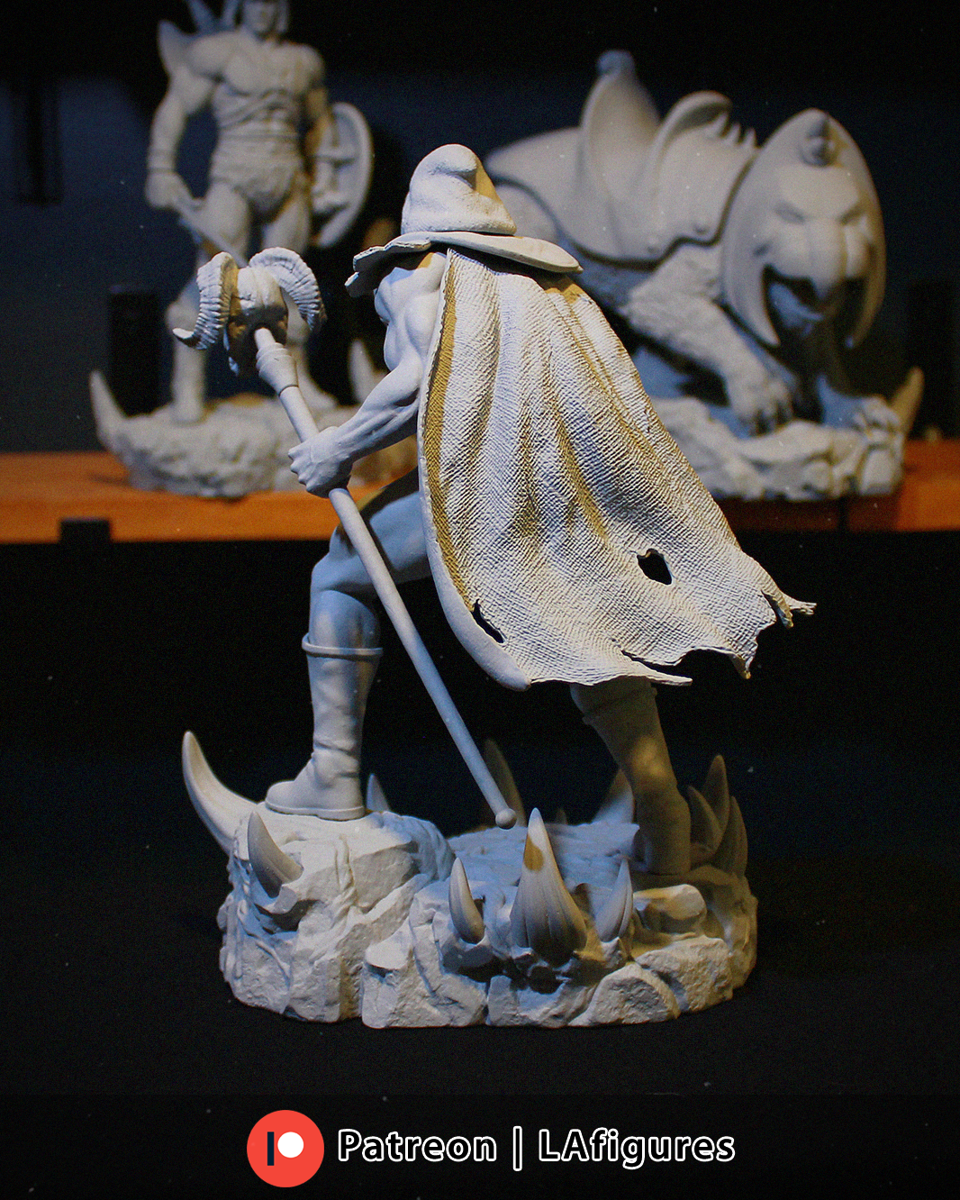 Skeletor (He-Man) Statue - Fan Art 12/10/8/6 scale - 3D Print