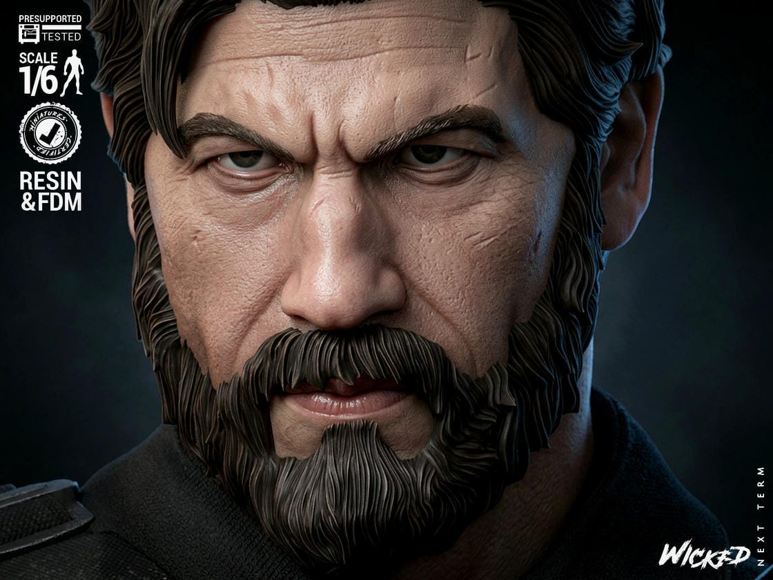 The Punisher Sculpt -3d Printed Model Kit - Fan Art