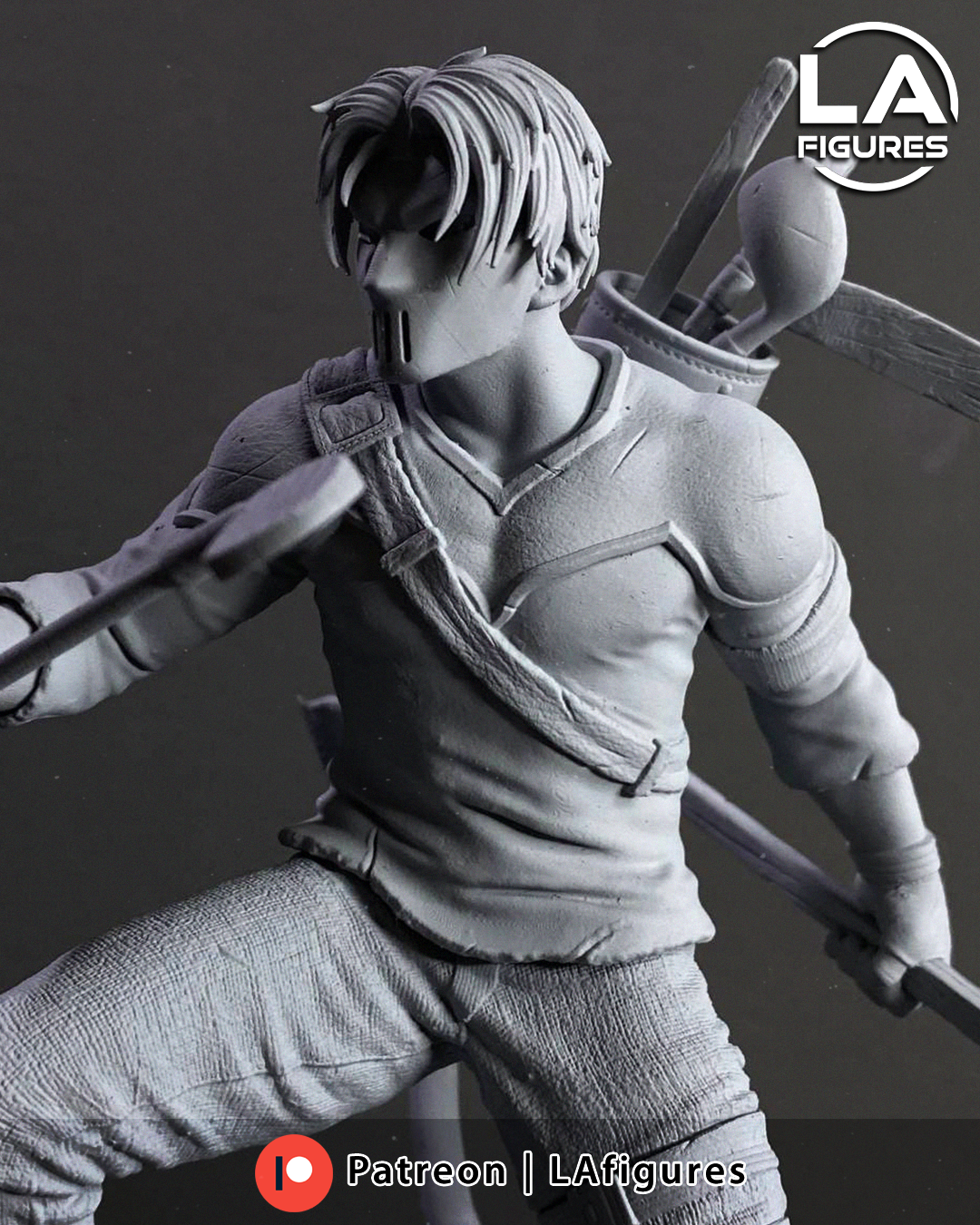 Casey Jones (TMNT) Statue - Fan Art 10 Scale (205mm) 3D Print Kit