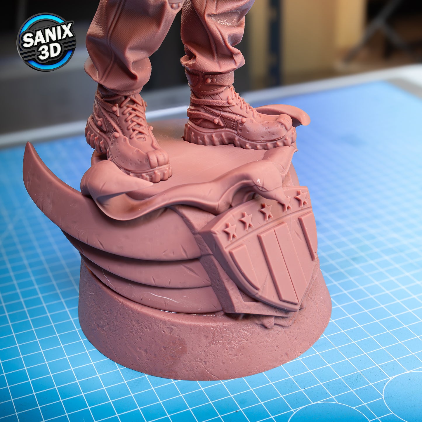 Judge Dredd 3D Printed Model Statue - 10 & 6 Scale