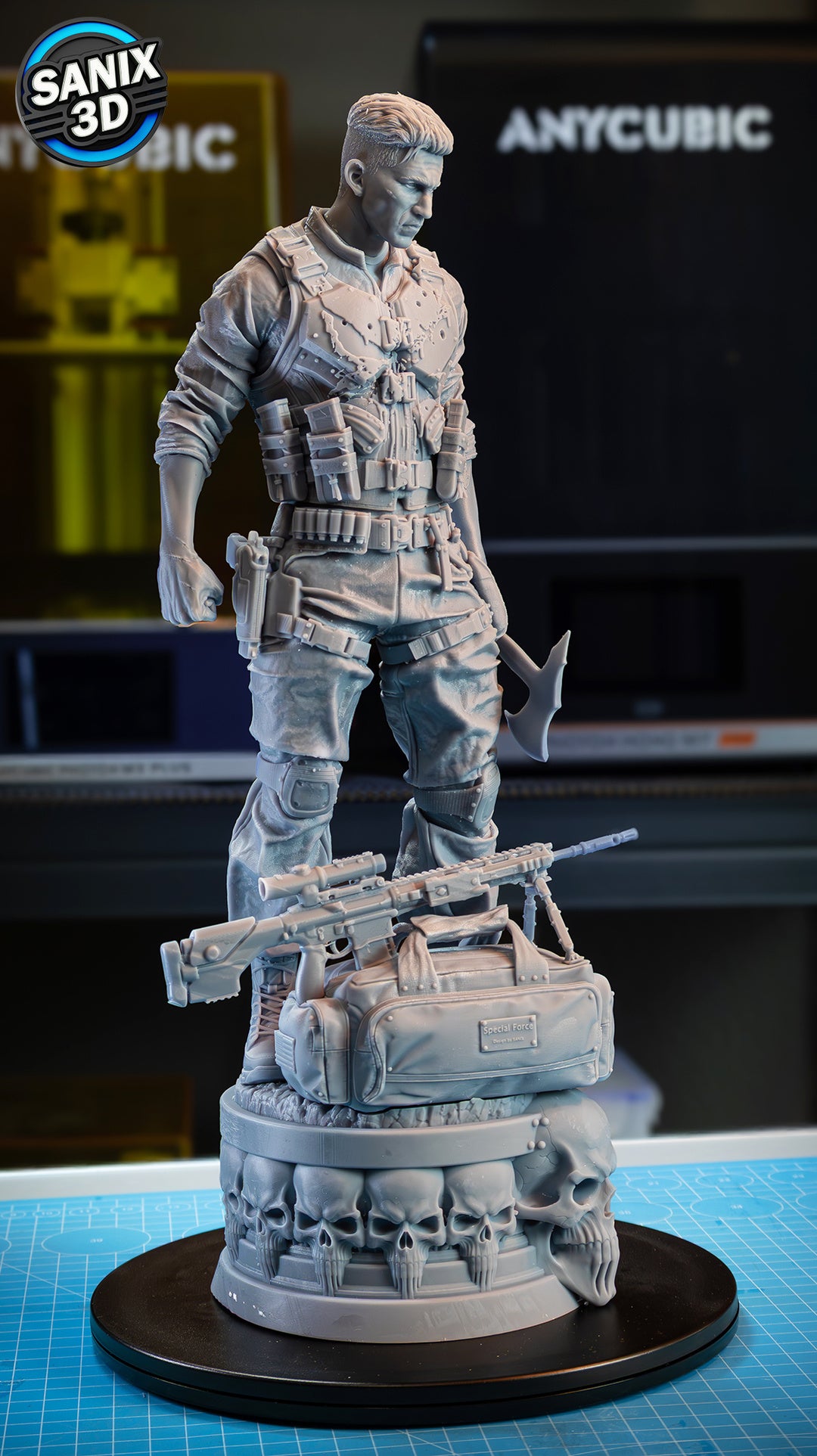 The Punisher (Frank Castle) 3D Print model - Fan Art, model kit