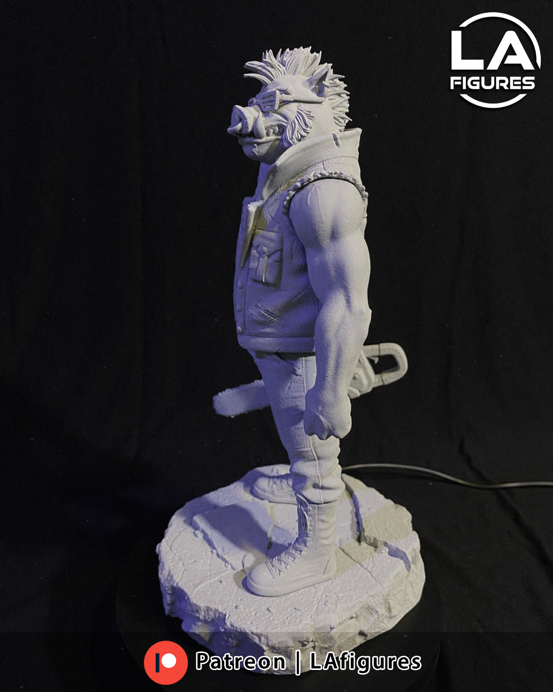 Bebop (TMNT) Statue - Fan Art 10 Scale (205mm) 3D Print Kit