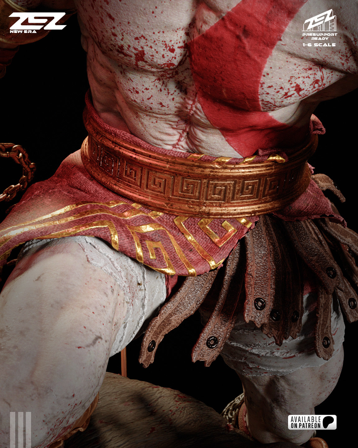 Kratos (ZEZ) - 3D Printed Fan Art Model Kit