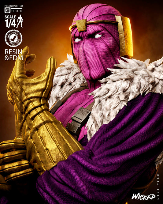 Baron Zemo  Bust -3d Printed Model Kit - Fan Art