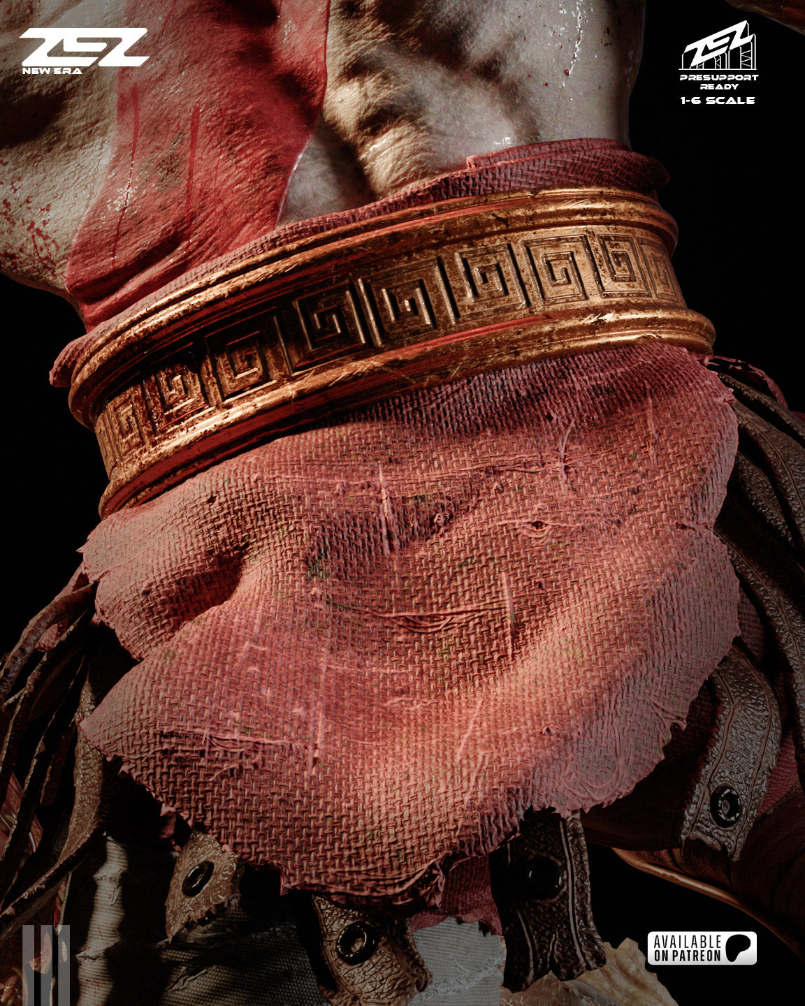 Kratos (ZEZ) - 3D Printed Fan Art Model Kit