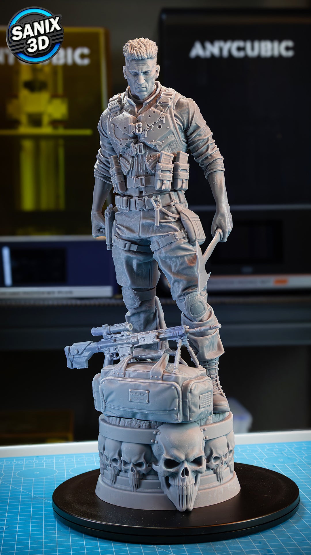 The Punisher (Frank Castle) 3D Print model - Fan Art, model kit