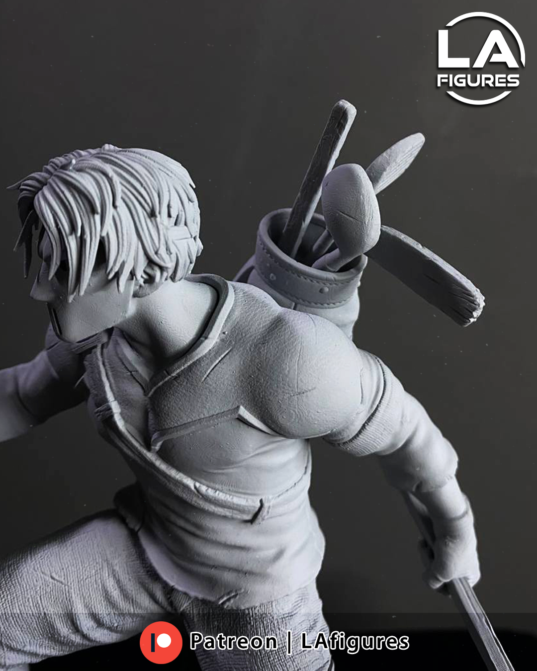 Casey Jones (TMNT) Statue - Fan Art 10 Scale (205mm) 3D Print Kit