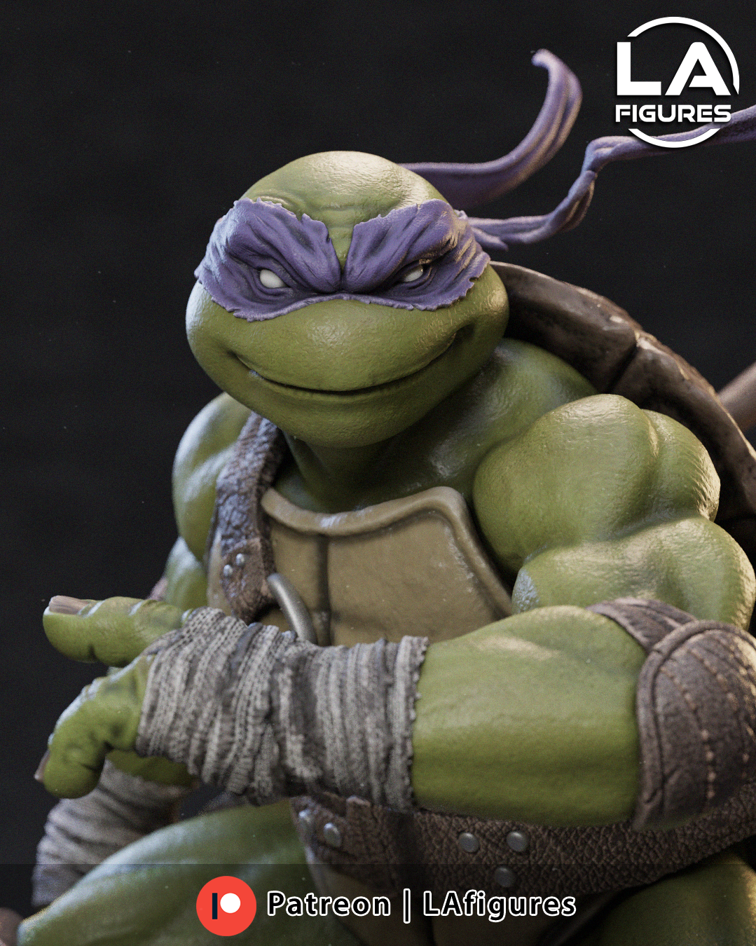 Donatello (TMNT) Statue - Fan Art 10 Scale (177mm) 3D Print Kit