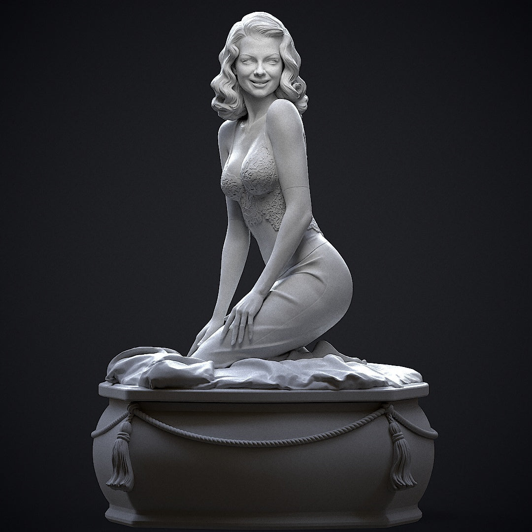 Rita Hayworth - 3D Printed Sculpture Model Kit