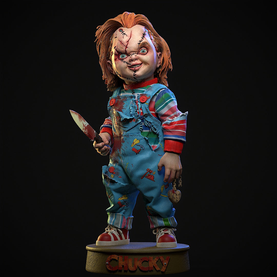 Chucky 3D Printed Model Statue / Bust