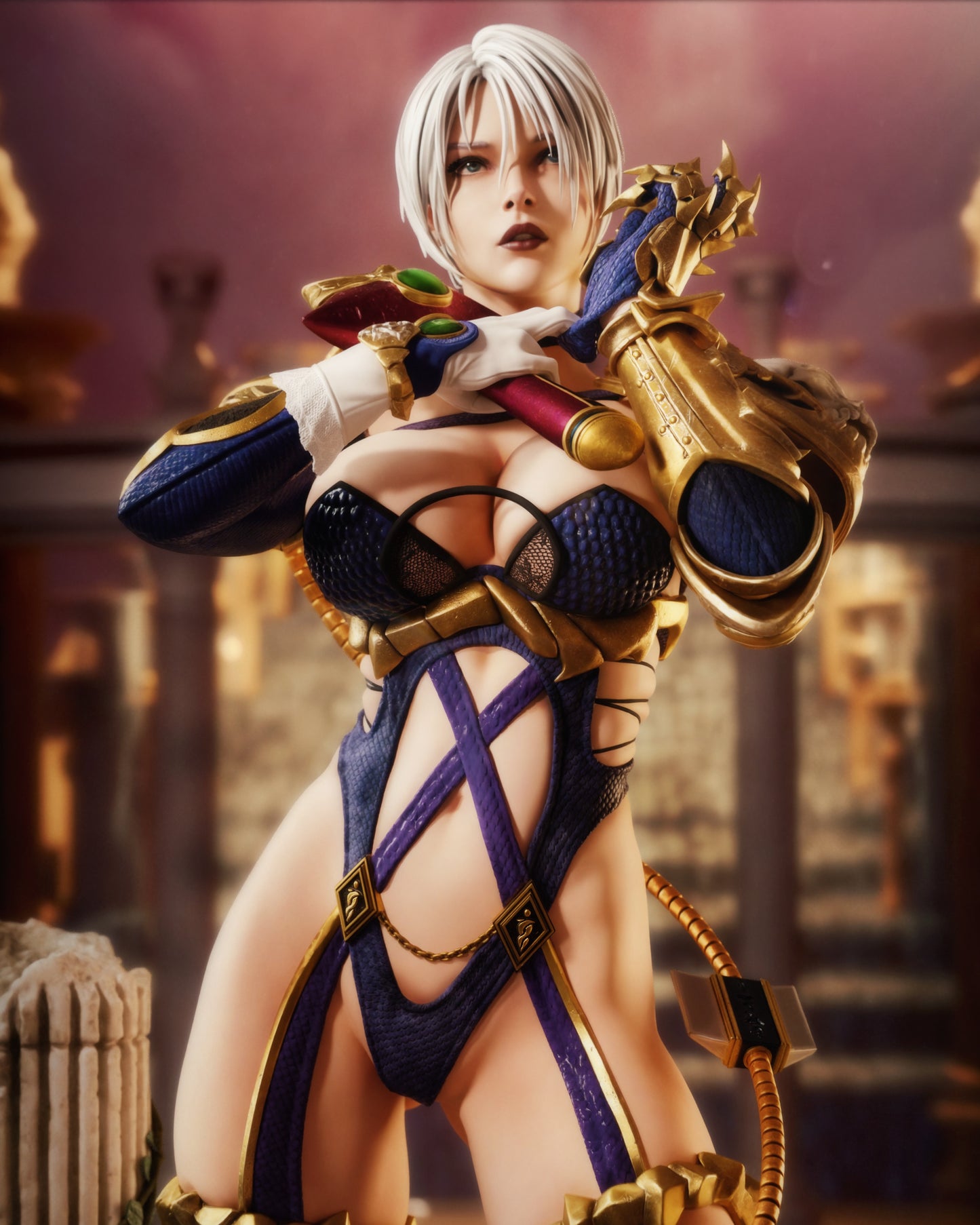 Ivy valentine - 3D Printed Statue Model Kit - 6 Scale