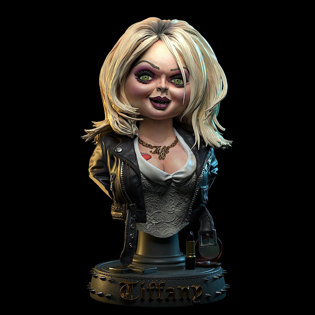 Tiffany - Bride of Chucky - 3D Printed Statue / Bust Model Kit