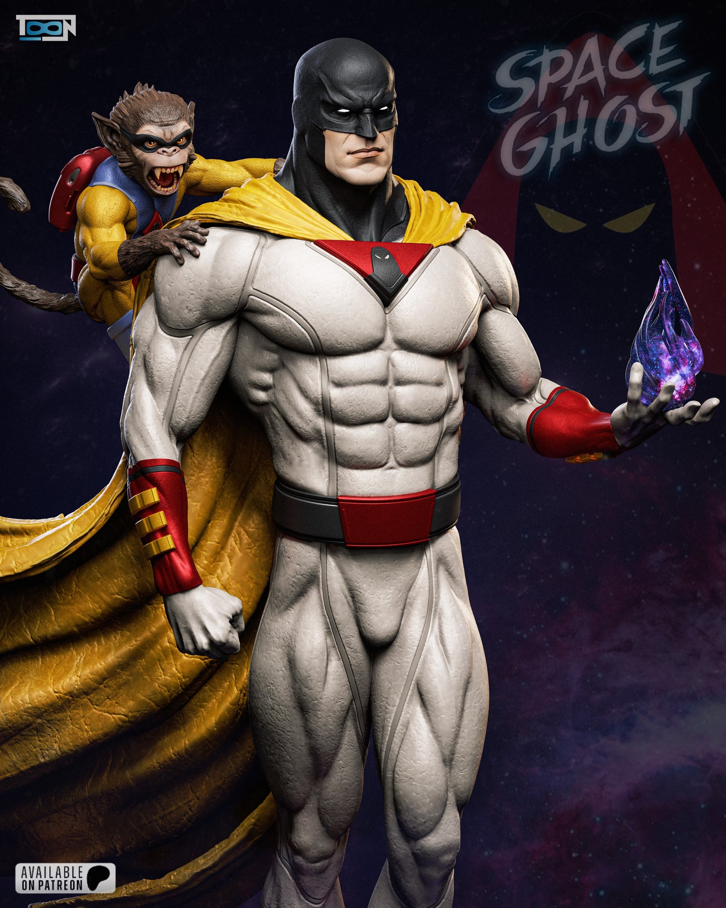 Space Ghost - 3D Printed Model Kit - 6 Scale