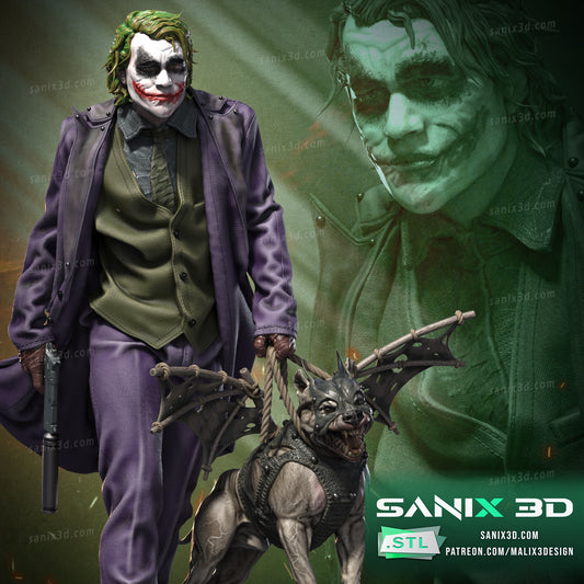 Heath Ledger (Joker) - Fan Art - 3D Print kit