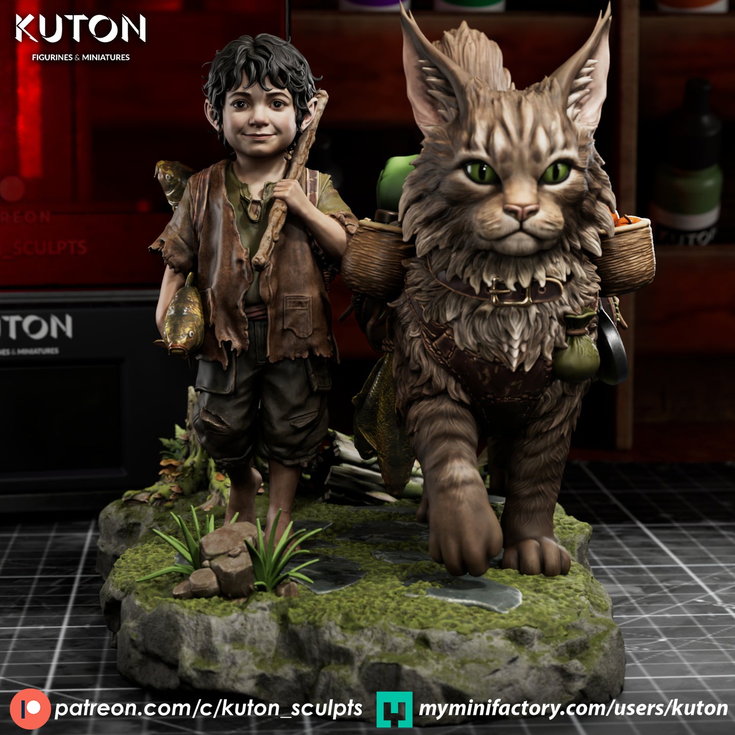 Wayferers 3D Printed Statue - Miniature and 10 Scale available