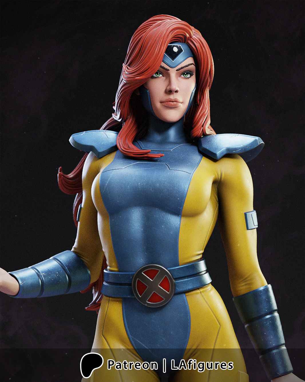 Jean Grey (X-Men) Statue - Fan Art - 10 scale (244mm) 3D Print Kit