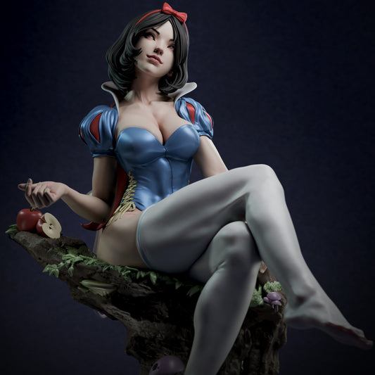 Snow White (Fan Art) Sculpture - 4, 6, 9 or 12 scale - 3D Print