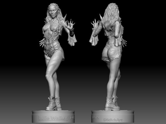 Julie Walker - Return of the Living Dead - 3D Printed Model Kit Statue / Bust