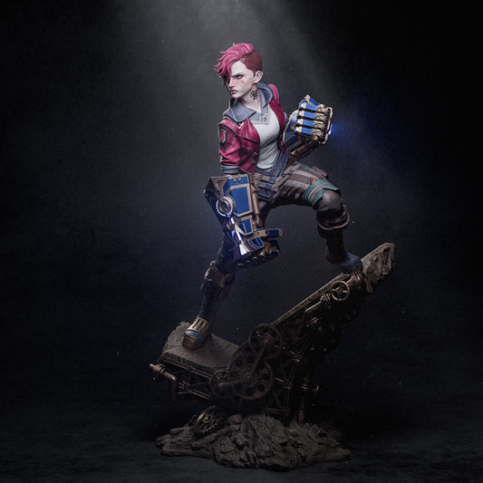 Arcane - Vi 3D Printed Statue Model Kit - Unpainted and Unassembled V1