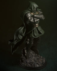 Dr Doom Statue - 3D Print - 6 & 12 Scale - Unpainted and Unassembled