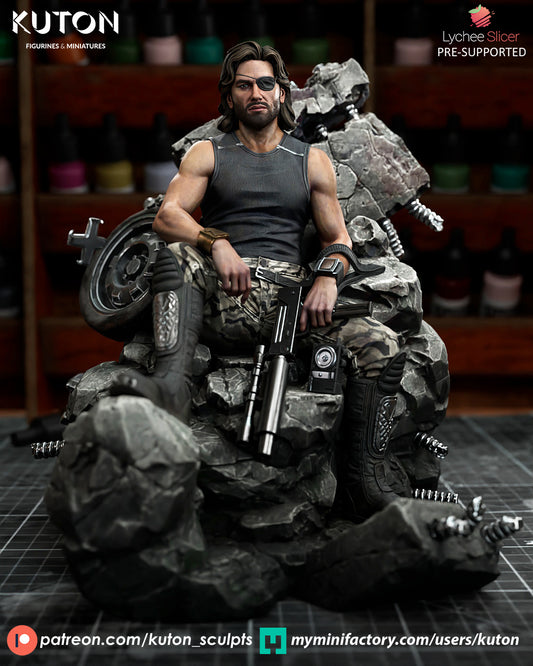 Snake Plissken - Metal Gear - 3D Printed Statue Model Kit