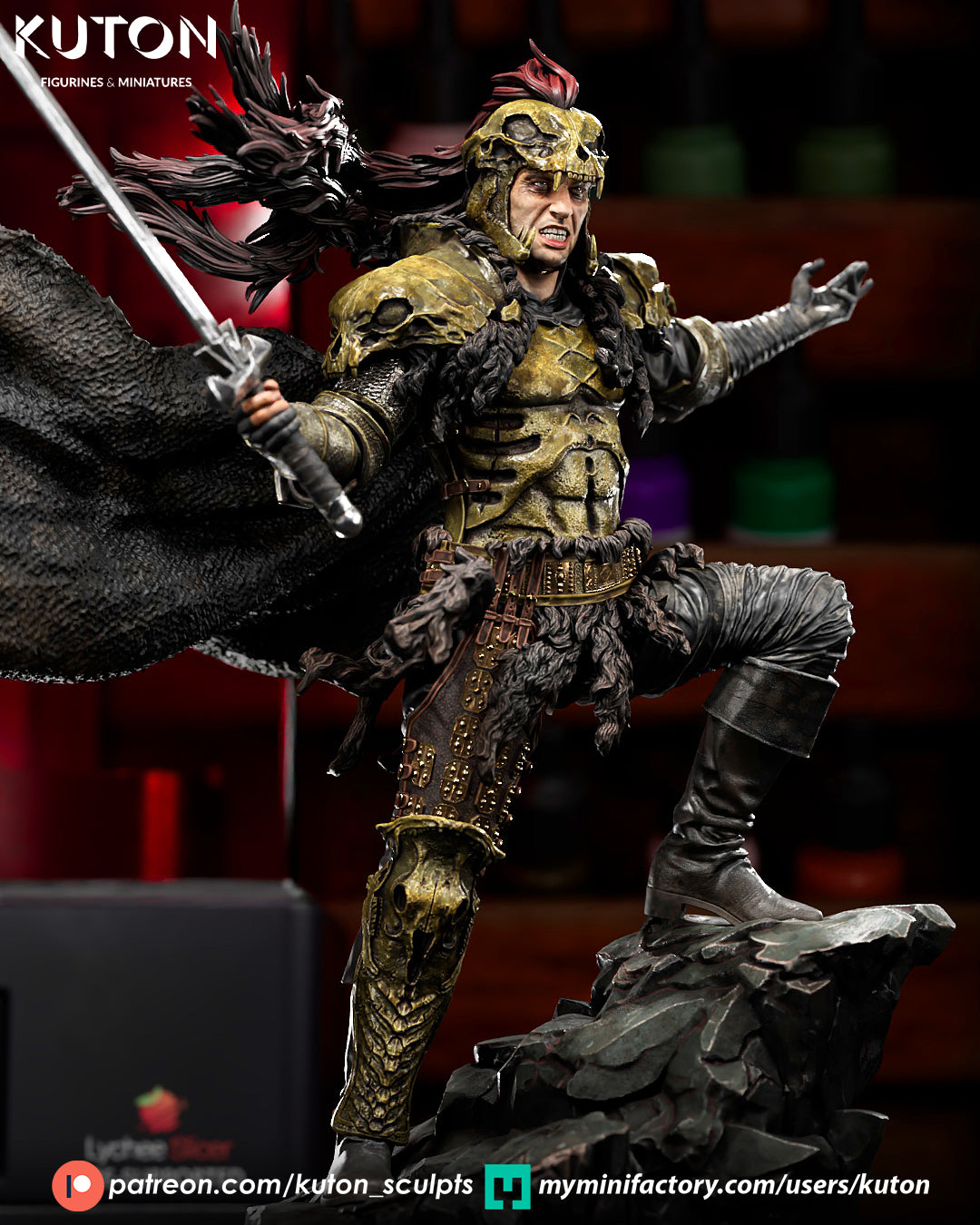 Kurgan (Highlander) - 3D Printed Model Kit - 1:10 Scale