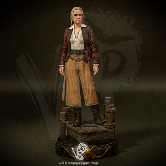 Eleanor Guthrie - Black Sails - 3D Printed Model Statue - 10 Scale