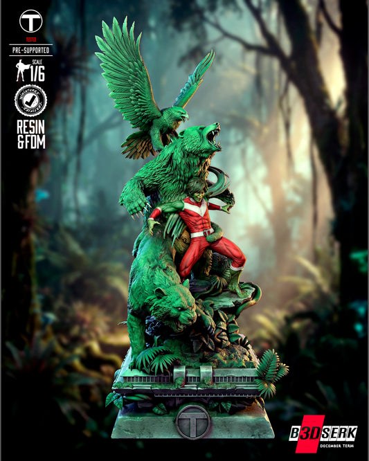 Beast Boy - Sculpt - 6 or 12 scale - 3D Print Model Kit - Fan Art