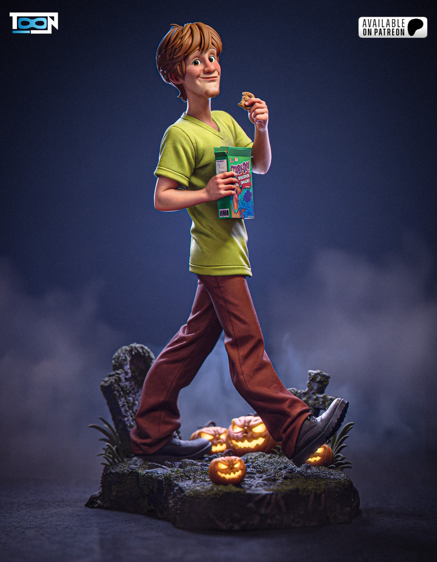 Shaggy - Scooby Doo - 6 Scale 3D Printed Statue Model Kit