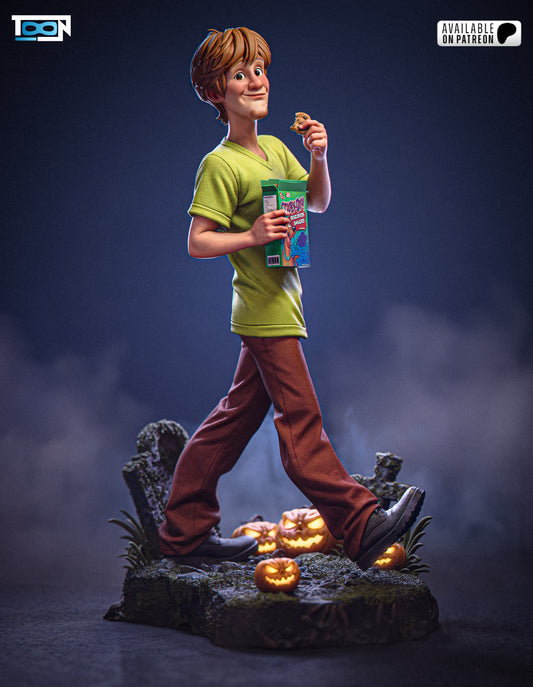 Shaggy - Scooby Doo - 6 Scale 3D Printed Statue Model Kit