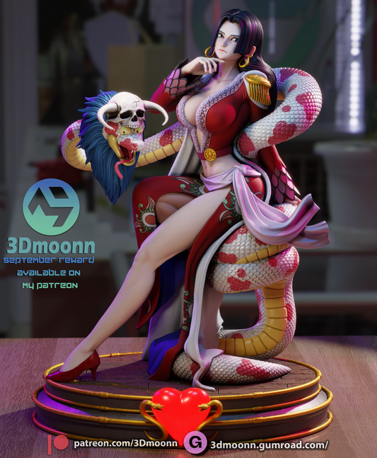 Boa Hancock (One Piece)- 3d Printed 1:6 model kit