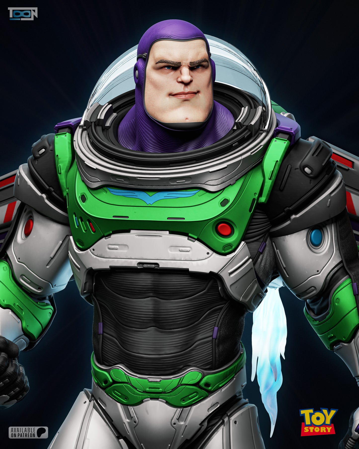 Buzz Fan Art - 3D printed Model Kit Statue - 6 Scale