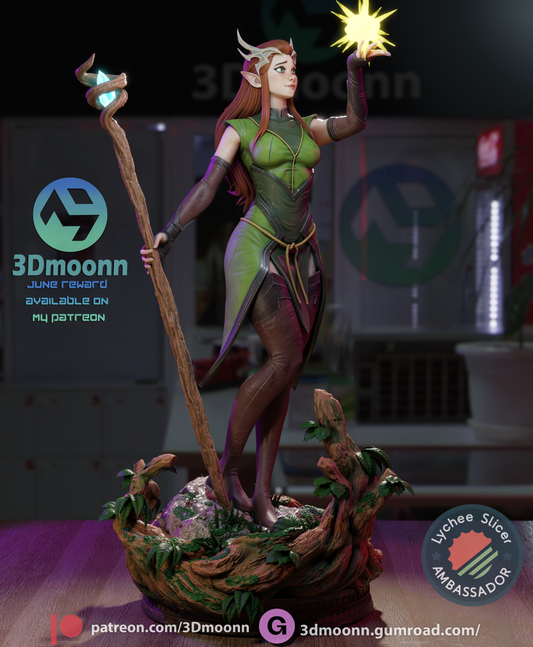 Kayleth (Vox Machina) - 3d Printed 1:6 model kit (Fan Art)