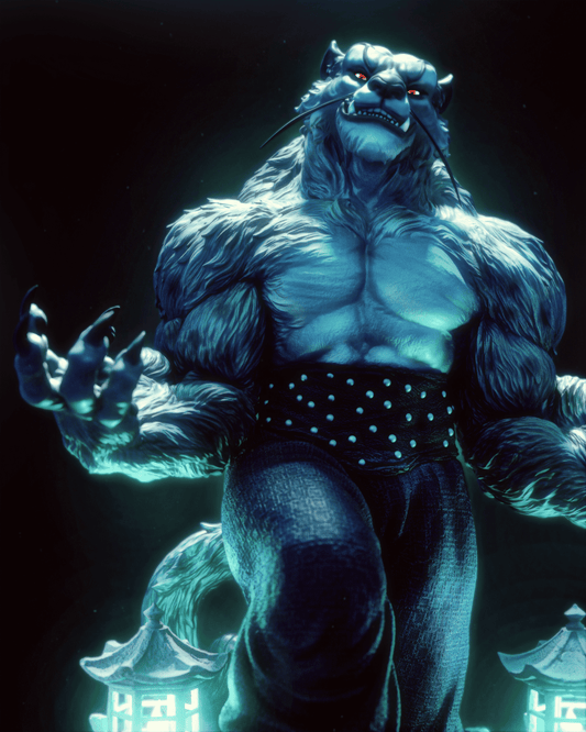 Tail Lung (Kung Fu Panda) - 3D Printed Model Kit - 1:6 or 1:9 scale (Fan Art)