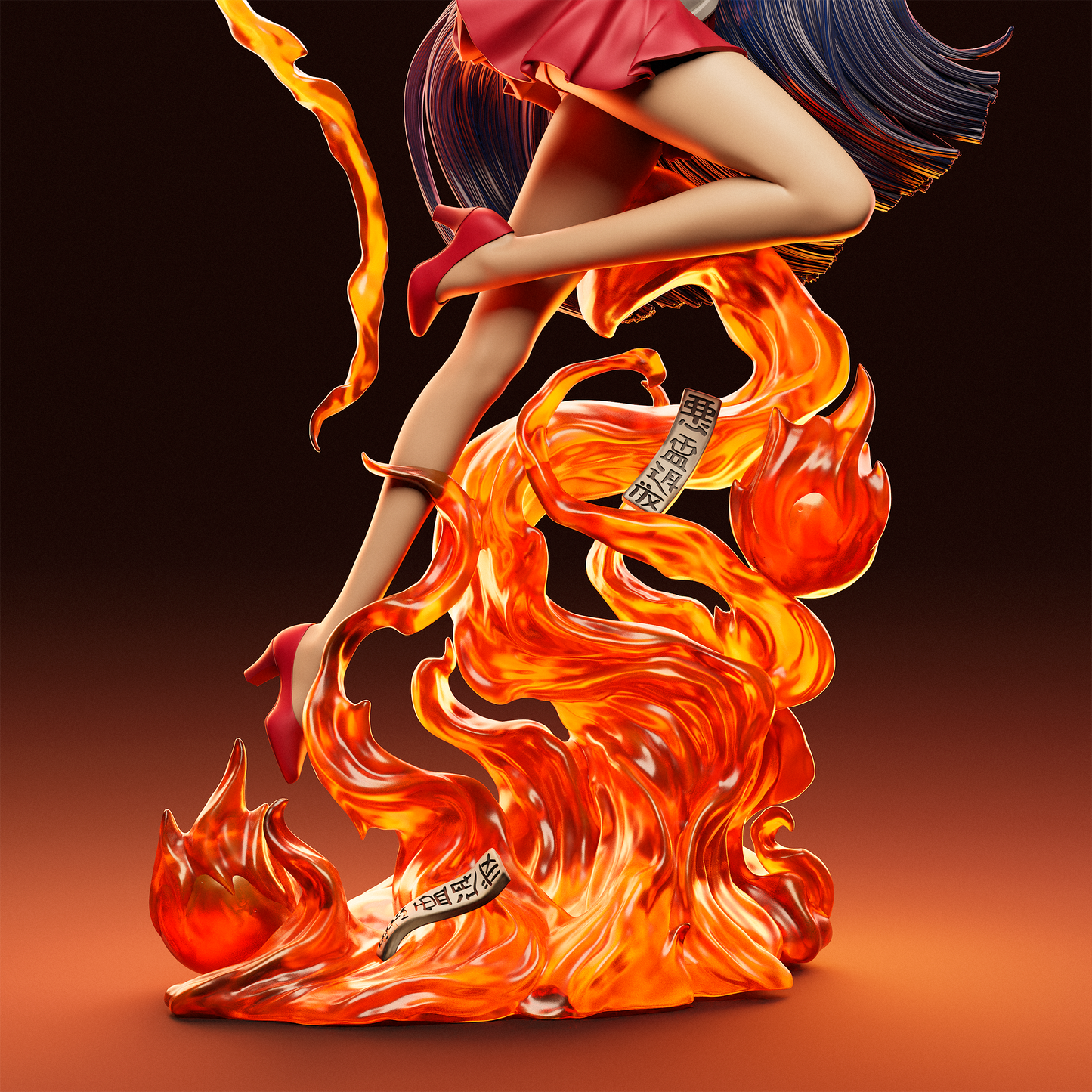 Rei Hino (Sailor Moon) - Fan Art - 3D Print Model Kit - 1:6