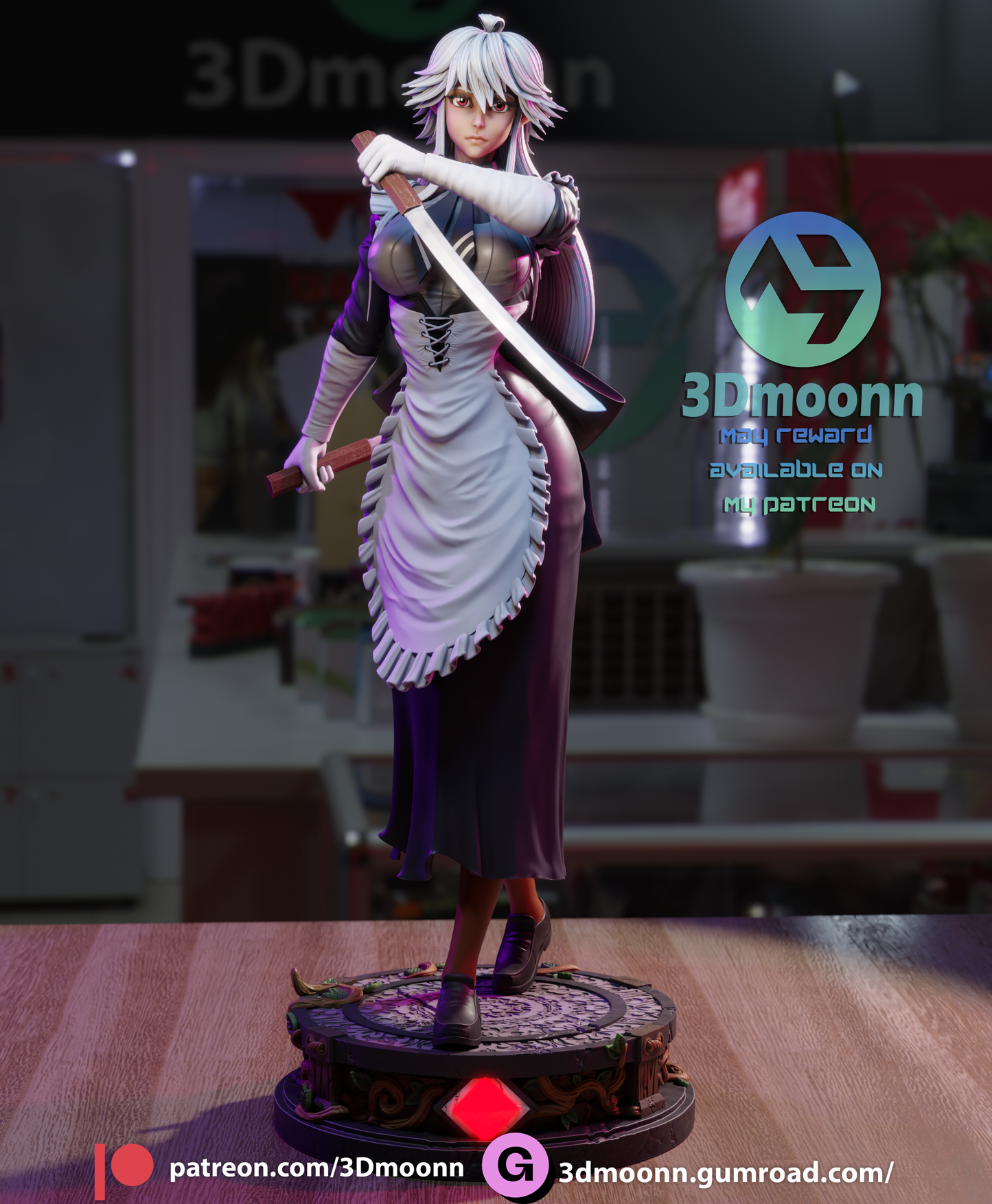 Reanette Elfelt (Ossan Newbie Adventurer) - 3d Printed 1:6 model kit