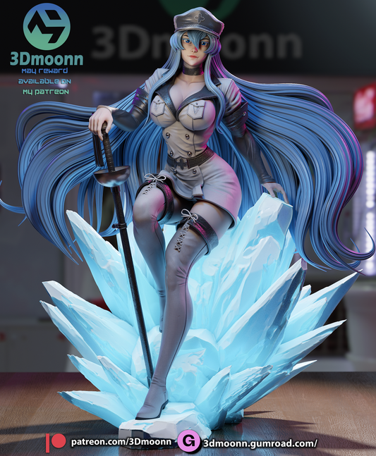 Esdeath (Akame Ga Kill) - Fan Art - 3D Print Kit