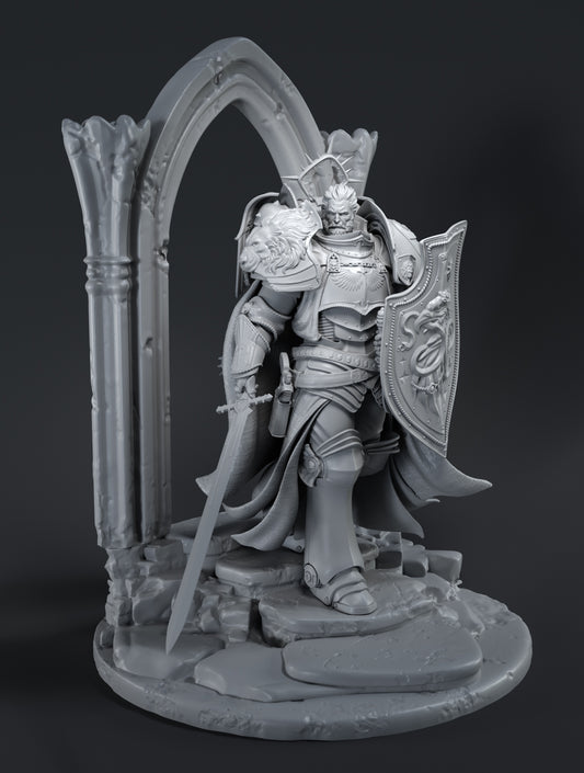 Lion El' Jonson 3D Printed model - Fan Art