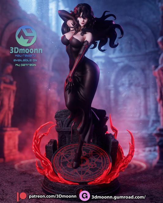 Lust (Fullmetal Alchemist) - 3d Printed model kit (Fan Art)