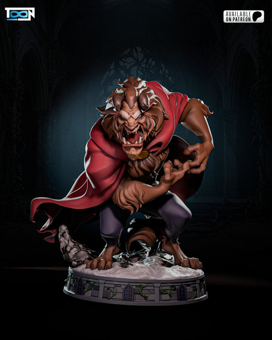 The Beast - 3D Printed Model Statue - 6 & 10 Scale