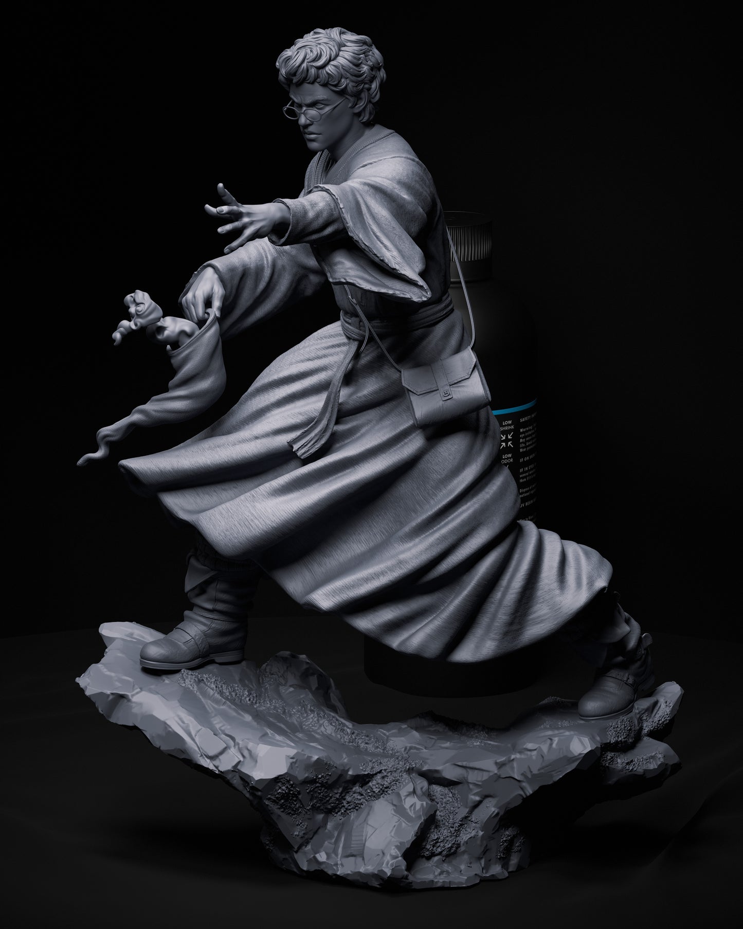 Presto- 3D Printed Statue - 6 Scale Model Kit