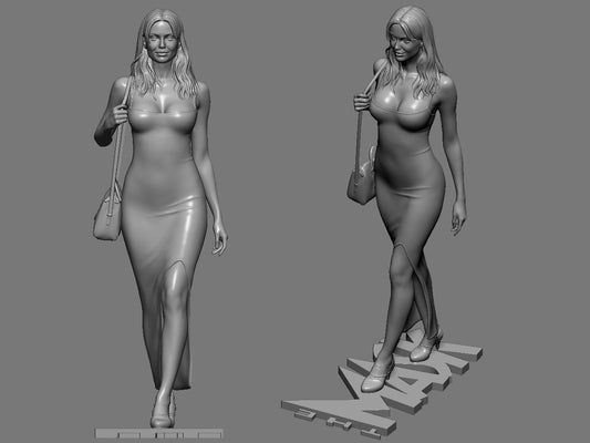 Tina Carlyle  - The Mask - Cameron Diaz 3D Printed Statue - Unpainted