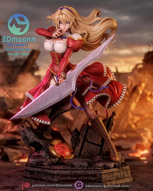Satellizer el Bridget  (Freezing) - 3d Printed 1:6 model kit (Fan Art)