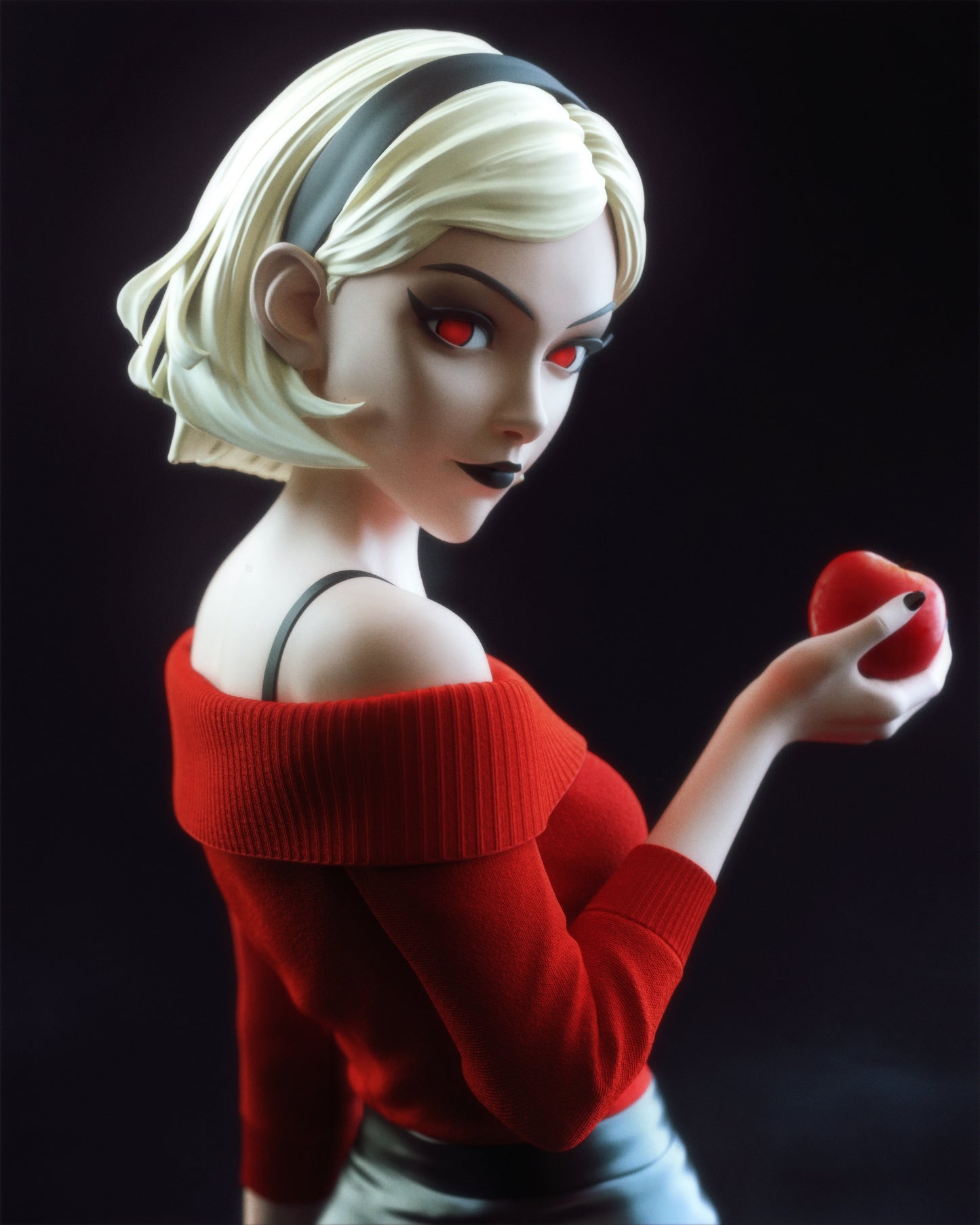 Sabrina - 3D Printed Model Kit - 9 and 6 Scale Statue